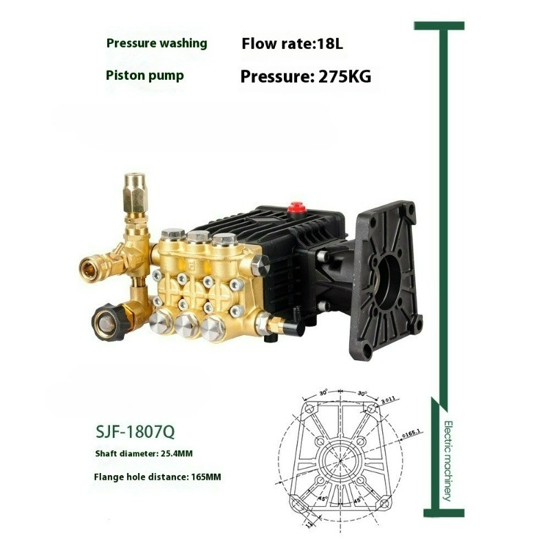 Gasoline Pump Diesel Engine Ultra-High Pressure Plunger Pump Cleaning Pump