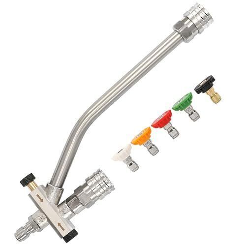 Foam Cannon Dual Connector Accessory,Pressure Washer Double Tip Attachment