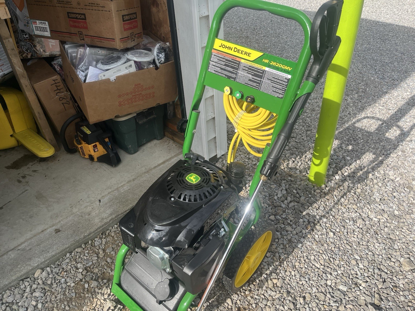 John Deere 3200 PSI Pressure Washer: GHV-2620 Never Seen Fuel New
