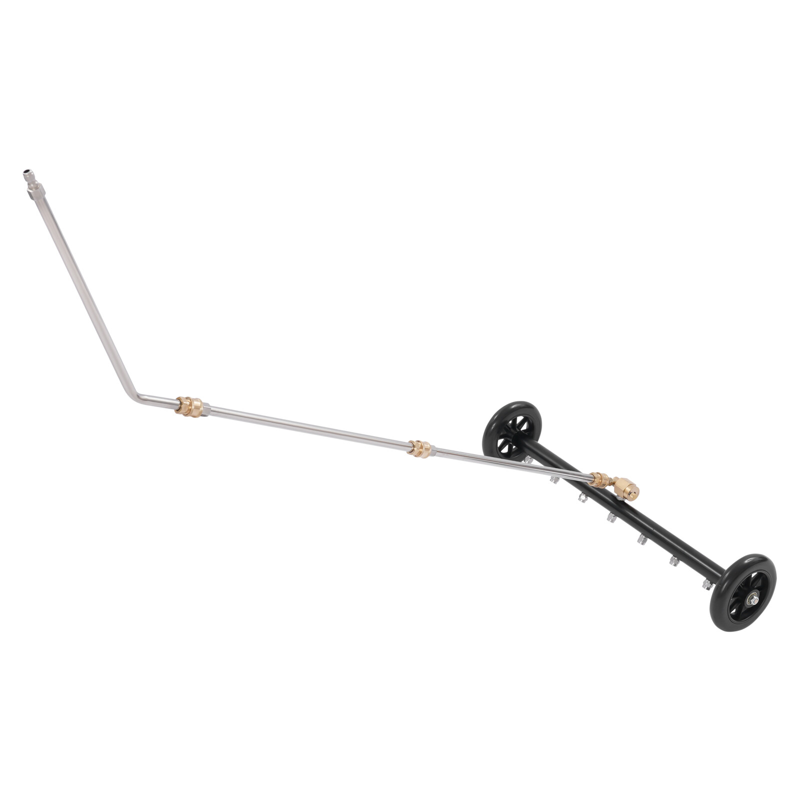 2-In-1 Undercarriage Pressure Washer Attachment with 7 Nozzle Spray Head