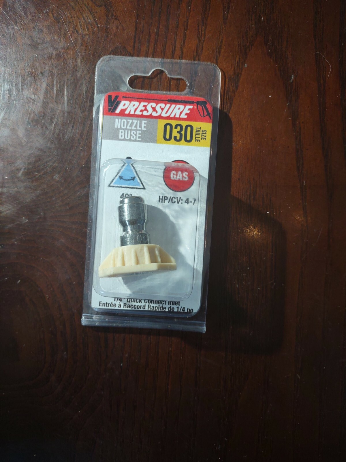 Pressure Nozzle Nude Size 030 Gas 1/4″ Quick Connect Inlet