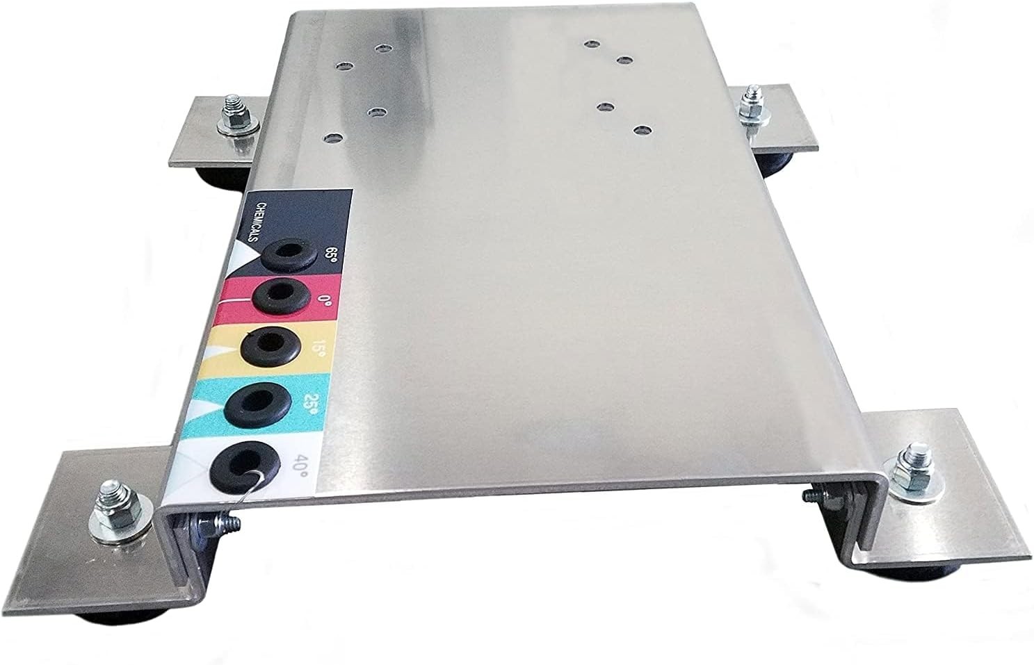 Heavy-Duty Pressure Washer Base Plate with Rubber Feet