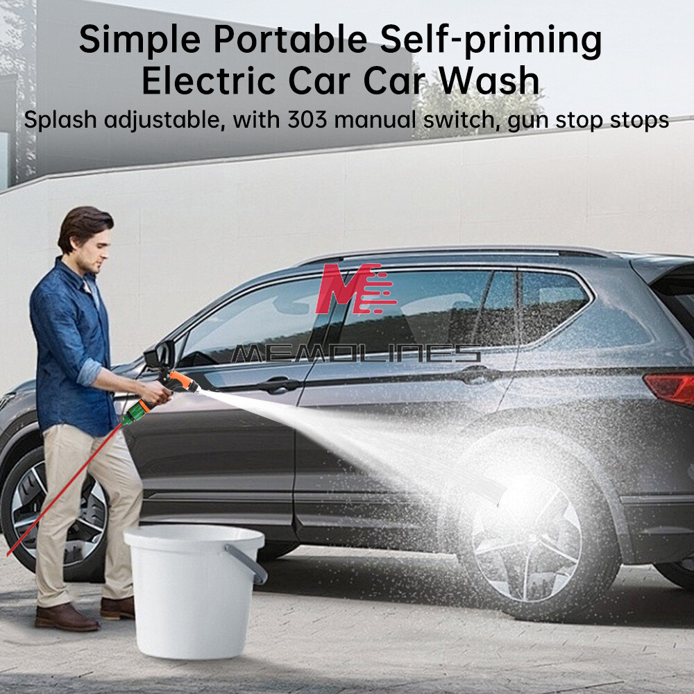 DC12V Portable Car High Pressure Washer Water Wash Cleaner Pump Kit Self-Priming