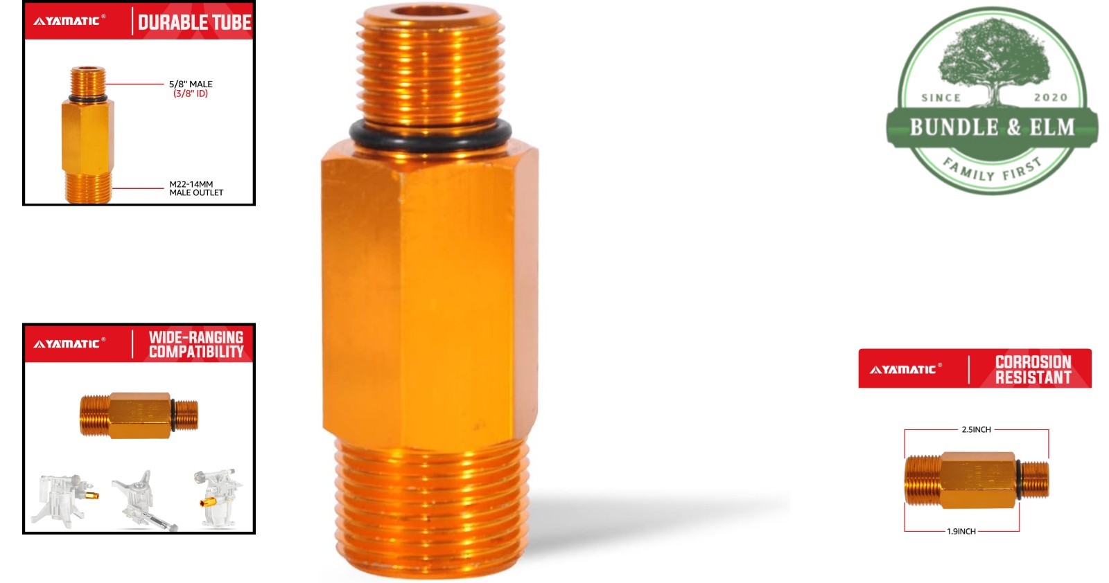 Pressure Washer Outlet Tube Aluminum Replacement for Homelite Himore Pumps