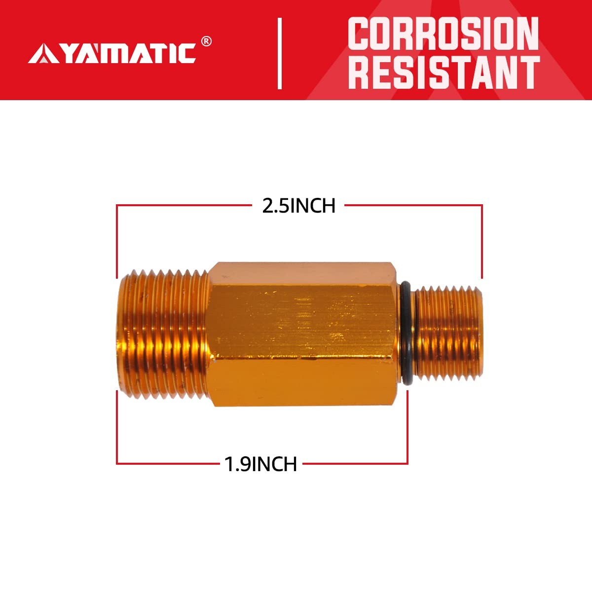 YAMATIC Pressure Washer Parts for 190589GS 190634GS 201497GS, Compatible Outl…