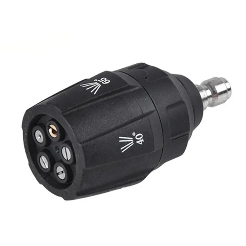 Nozzle Pressure Washer 0/15/25/40/65 Degrees 1/4in Quick Connector 5 In 1