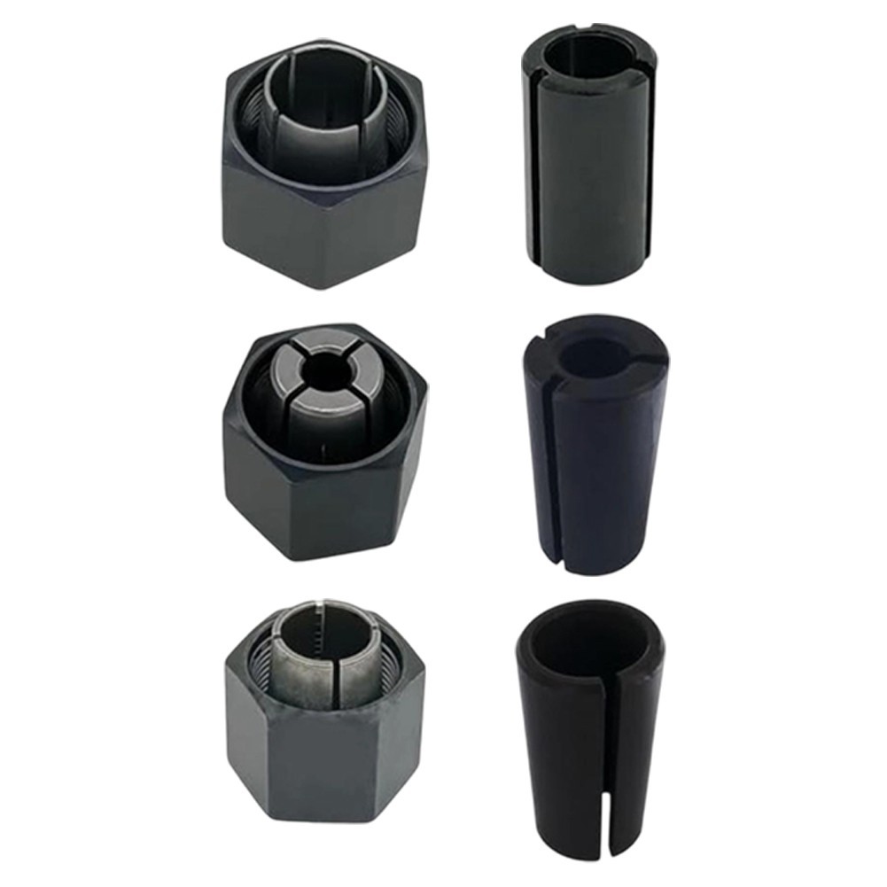 12mm 1/2 1/4 3/8 6mm 8mm Collet Chuck and Nut Set Compatible with DW618