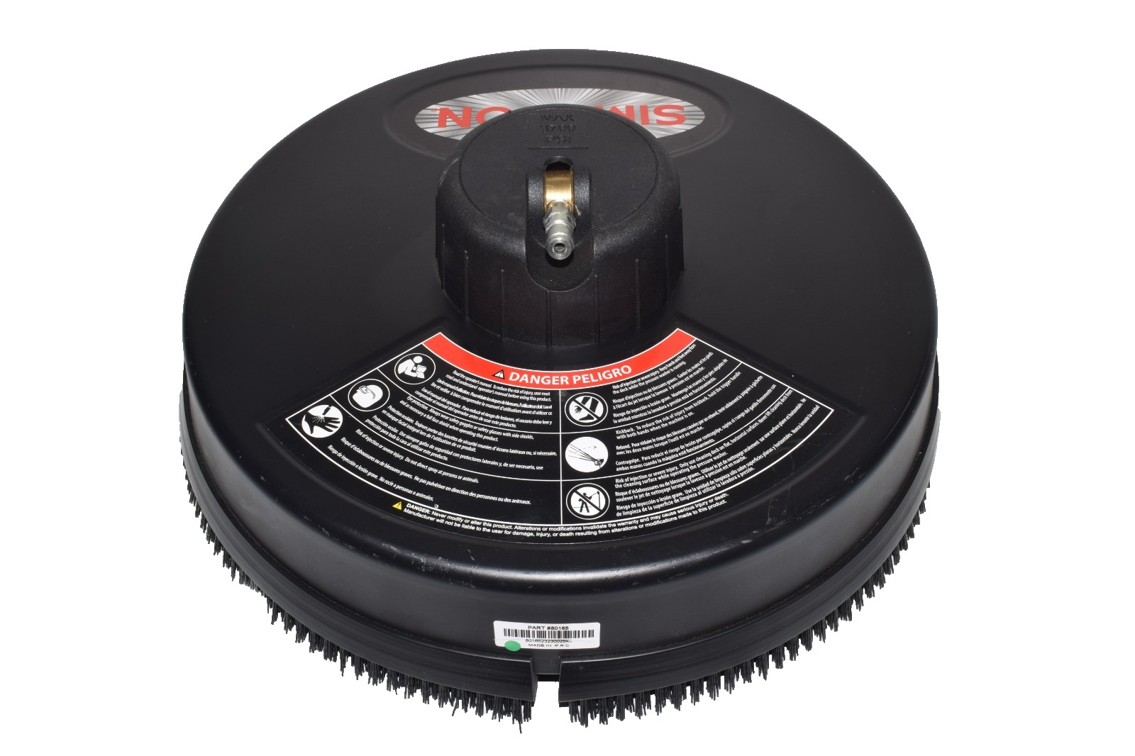 Simpson 80165 15″ 3700 PSI Cold Water Pressure Washer Surface Cleaner New!