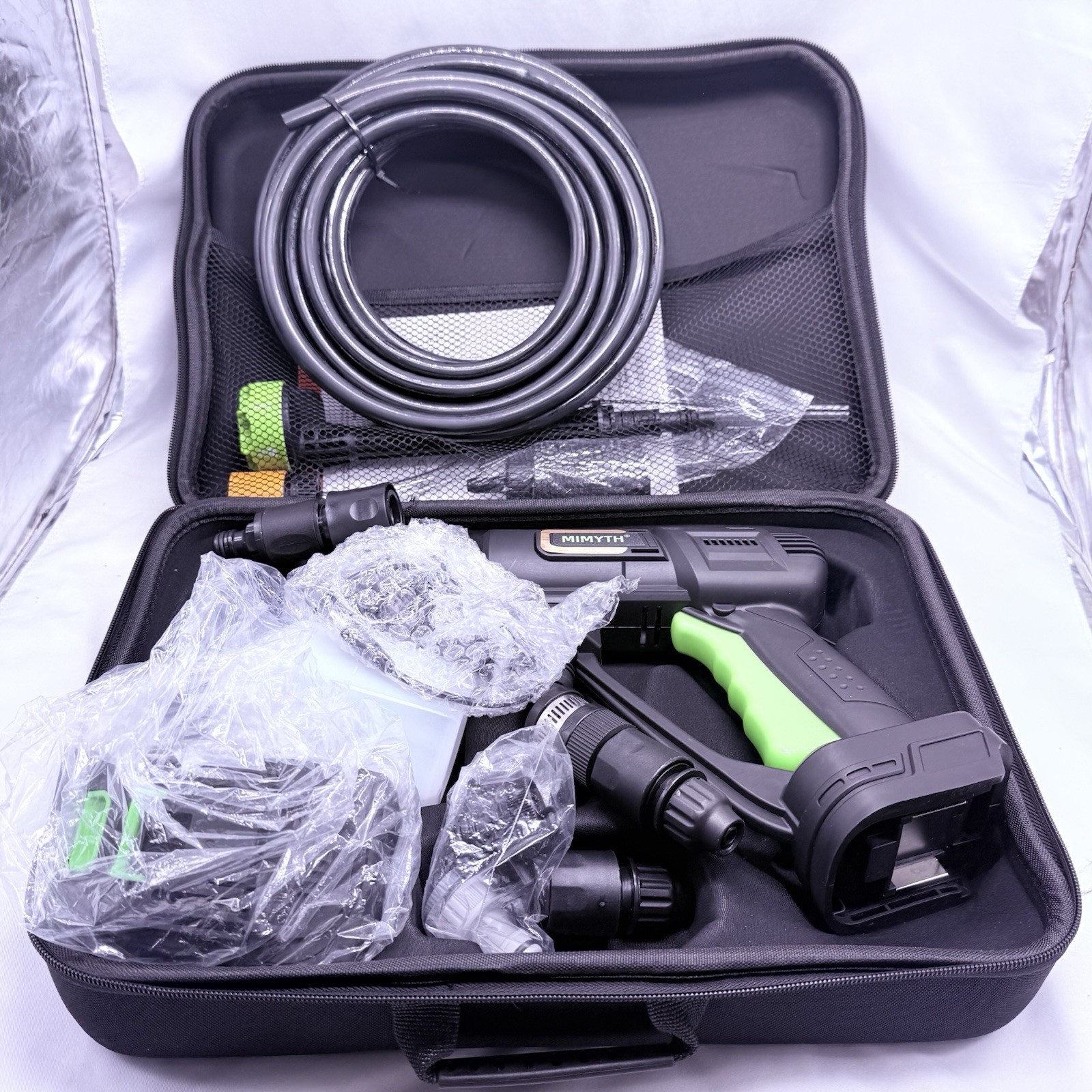 Cordless Portable Power Car Washer – 1200 PSI Battery Powered Pressure Washer