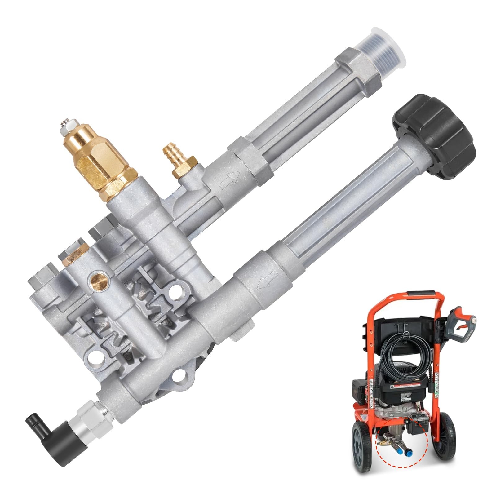 92841730 92840020 2800 Psi Pressure Washer Pump For Craftsman 580.752501 126T02