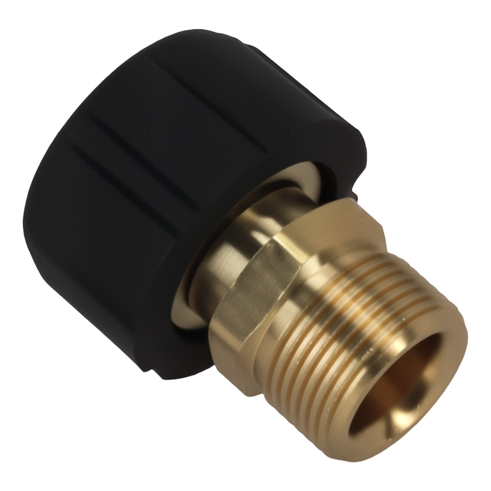2* Brass Pressure Washer Coupler M22 15mm Female to M22 14mm Male 5000 PSI