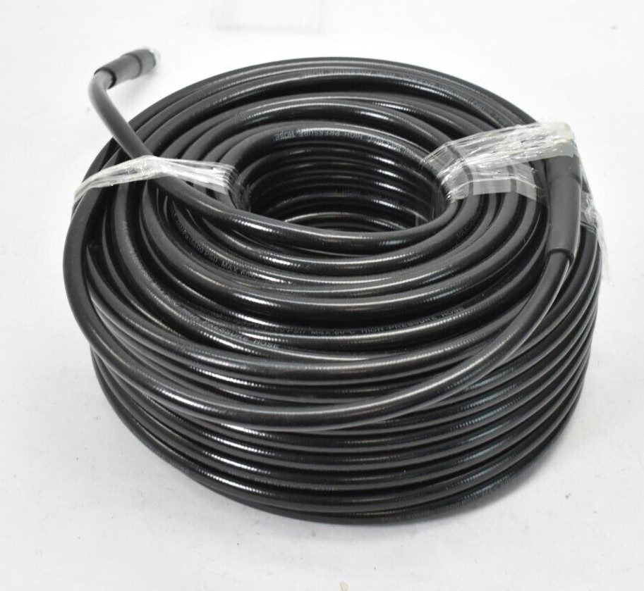High Pressure Hose 40MPa 5800 PSI Car Washer Cleaning Pipe End Black Cable