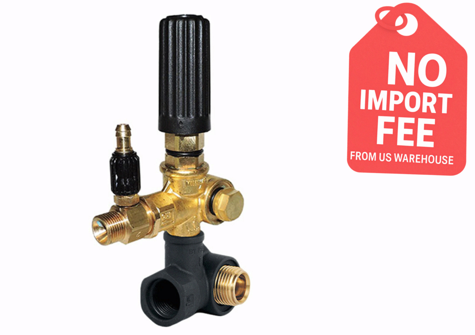 Annovi Reverberi AR20890 Mini-Matic 4/B Unloader Valve 2600 PSI 3 GPM Bolt-On Ne