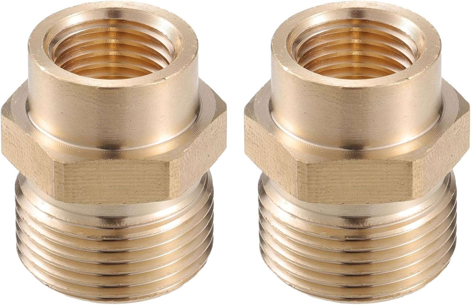 Pressure Washer Adapter M14x1.5 to 14mm M22x1.5 Brass Copper 1pc