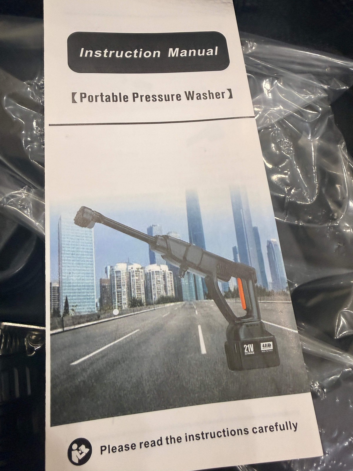 Beiguoo Cordless Portable Pressure Washer 21V Kit