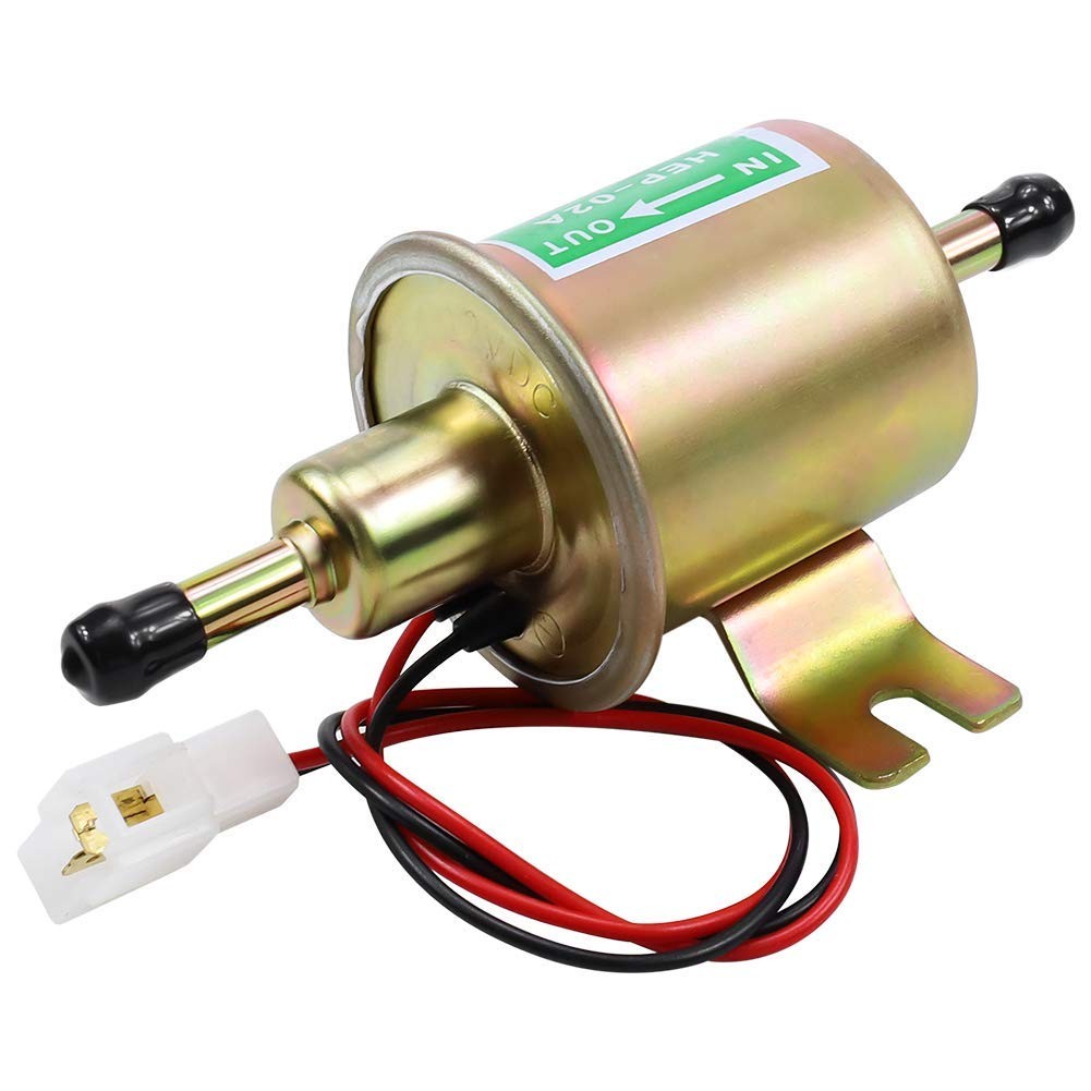 Universal 12V Electric Fuel Pump Low Pressure Transfer Inline Fuel Pump 12 Volt