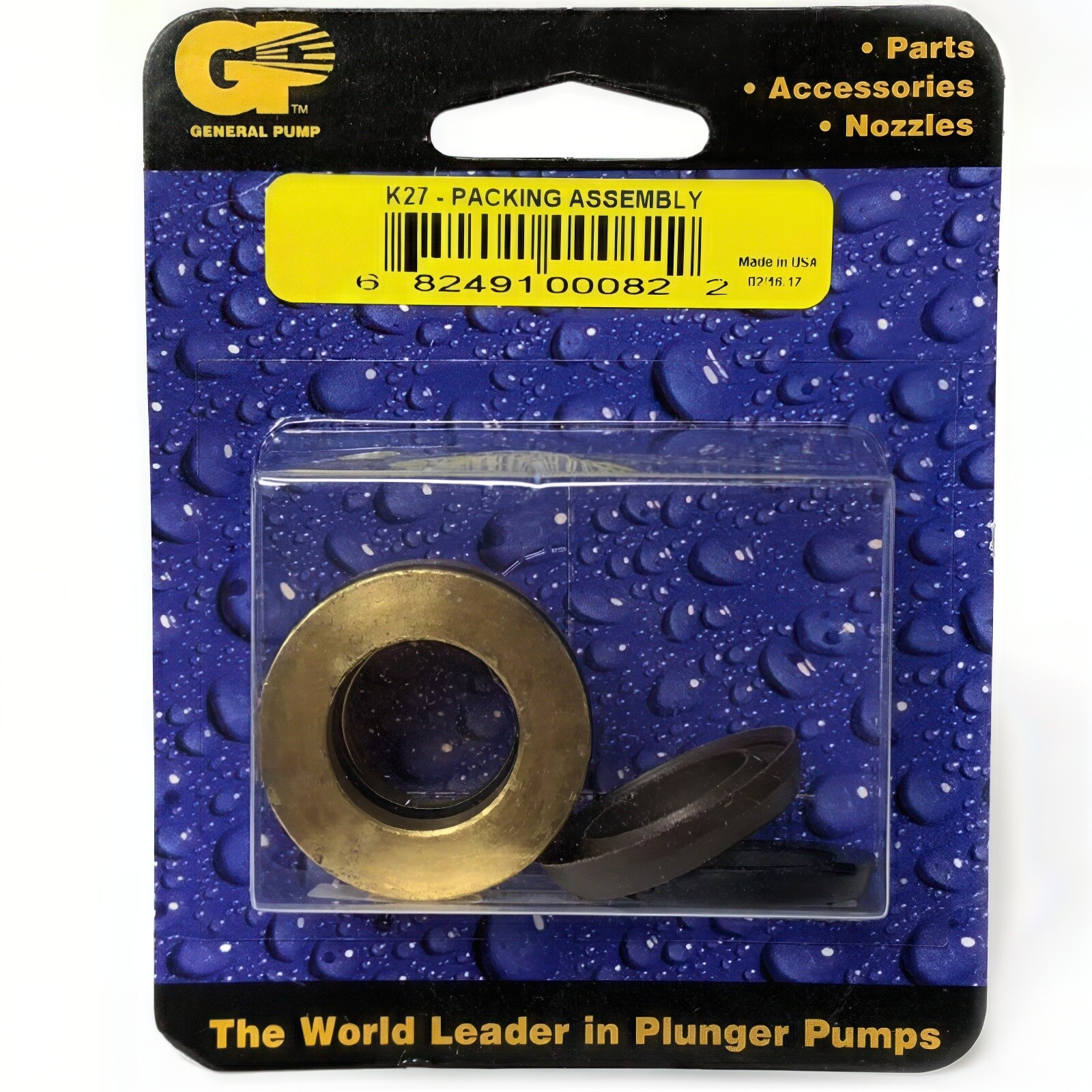General Pump Kit 27, Long Packing Assembly, 20mm