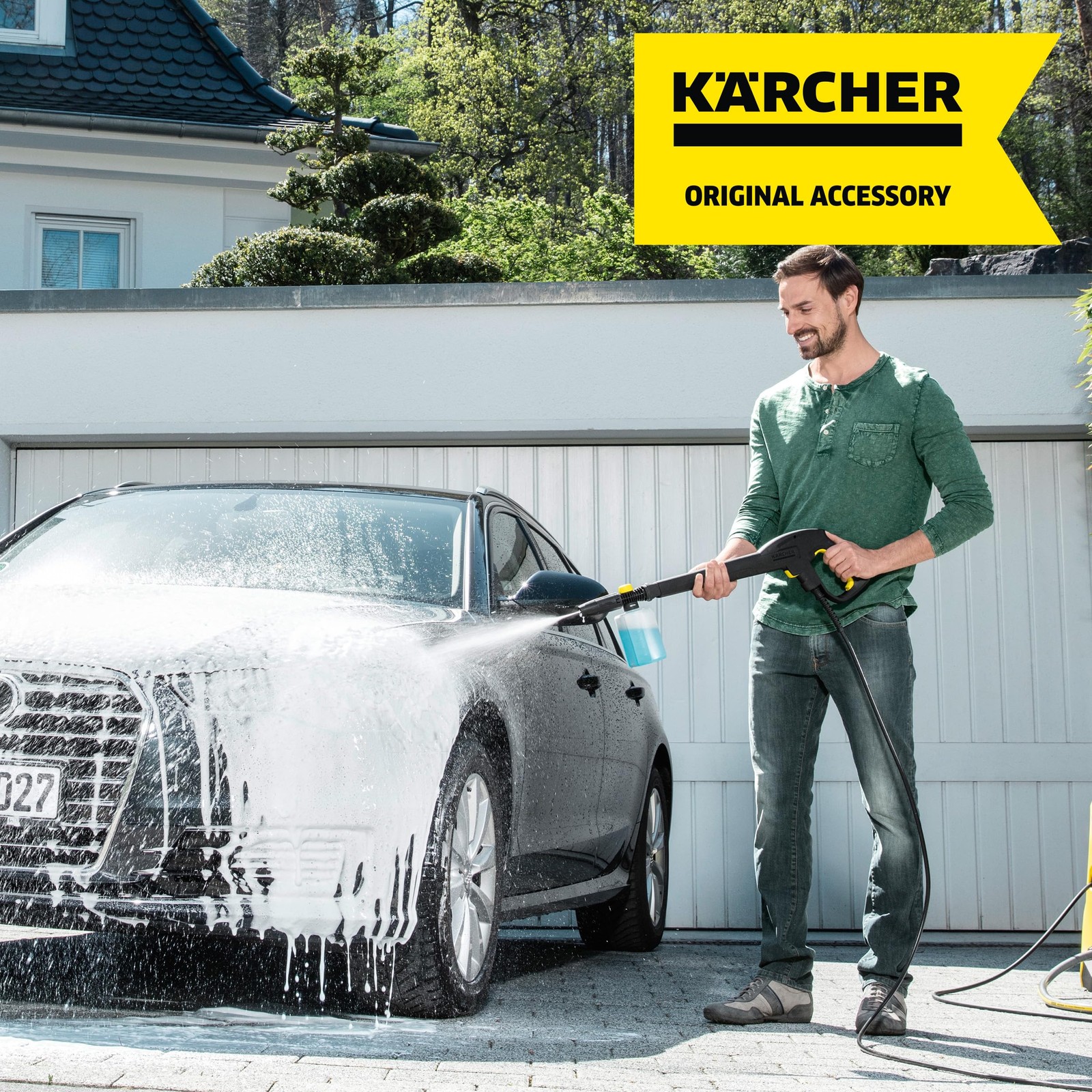 FJ6 Foam Cannon for Karcher Electric Pressure Washers K1-K5 – Great for Clean…