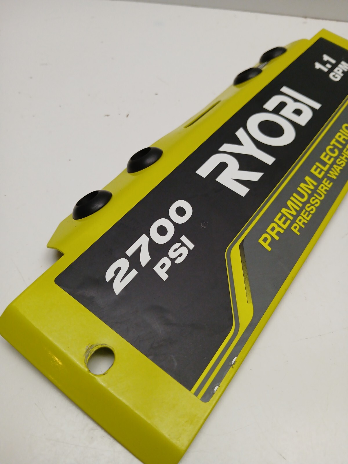 Ryobi OEM Parts. Face Panel Assembly RY142711VNM 2700-psi Corded Pressure Washer