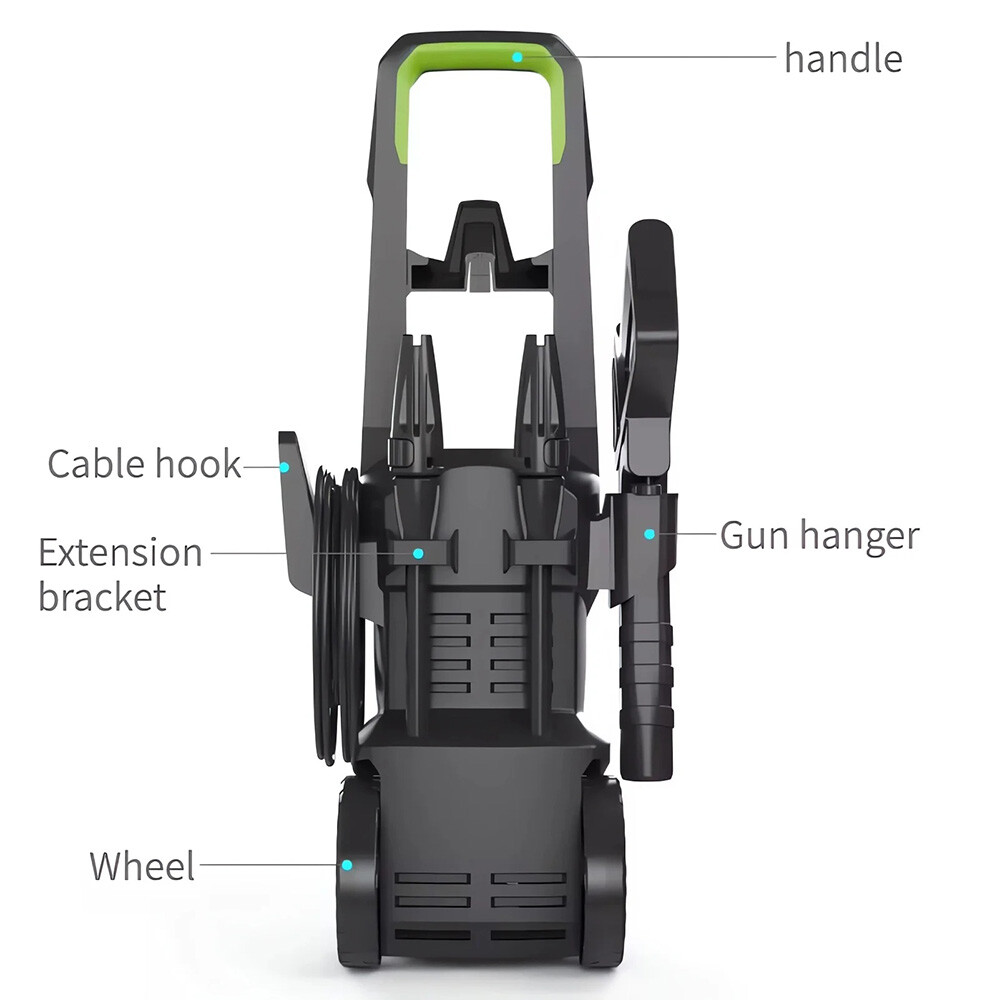 Electric Pressure Washer 5000 PSI High Pressure Washer Portable Powered Washer