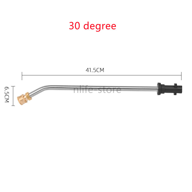 Pressure Washer Gun Wand Cleaner for Karcher K2-K7 Bent Rod Quick Nozzle Adapter