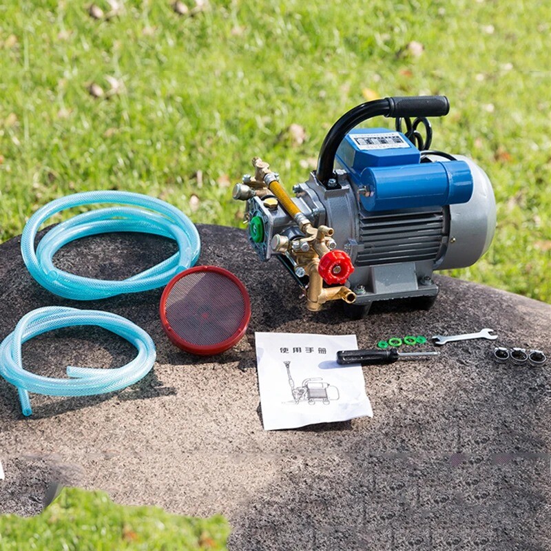 220V Electric Coil Sprayer High Pressure Agricultural Plunger Pump Irrigation