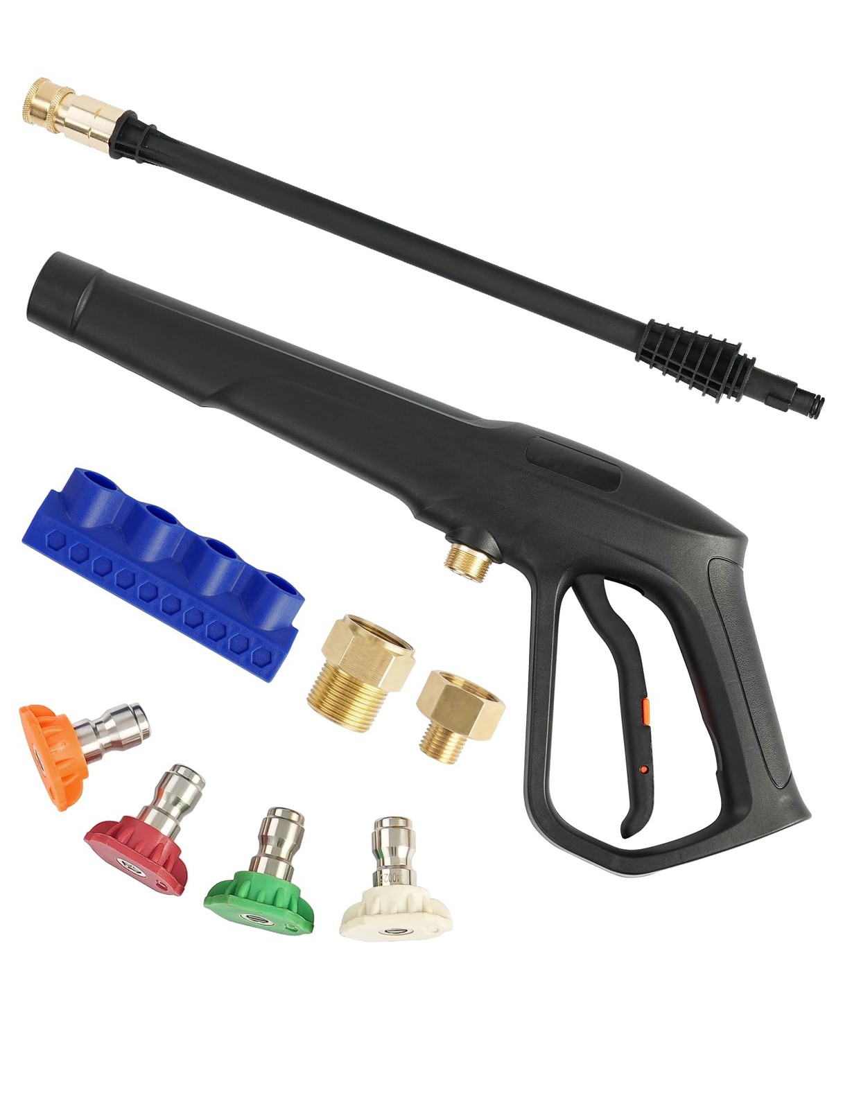Pressure Washer Gun Set M22-14mm M22-15mm Fit Ryobi Karcher Greenworks 2320PSI