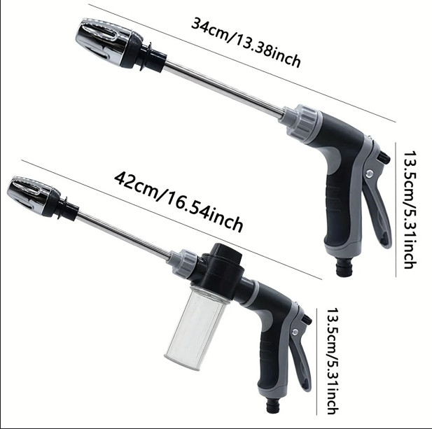 Car Snow Foam Washer Gun High Pressure Garden Wash Cleaning Soap Bottle Sprayer