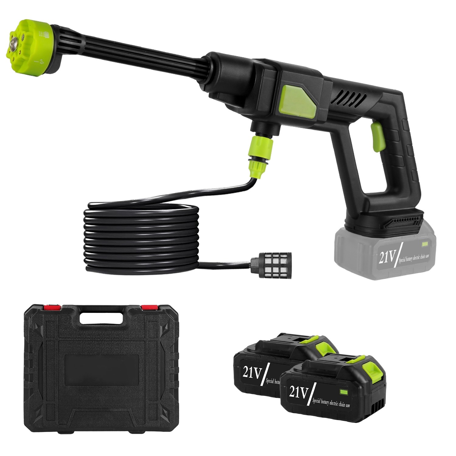 300W Cordless High Pressure Washer Portable Electric Power Water Sprayer 435PSI