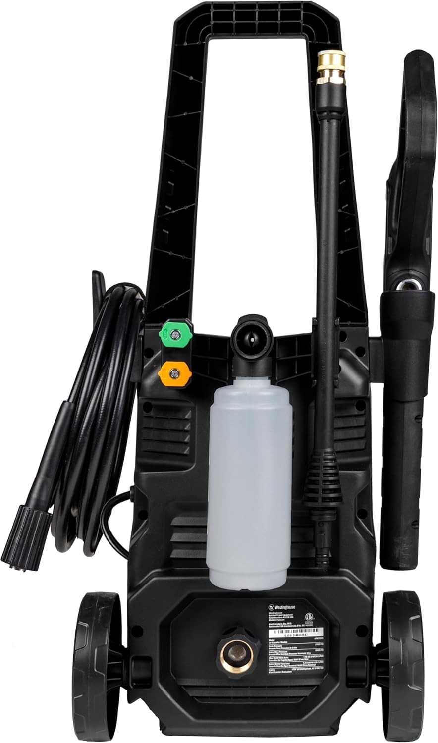 ePX3050 Electric Pressure Washer, 2100 Max PSI 1.76 Max GPM with Foam Cannon an