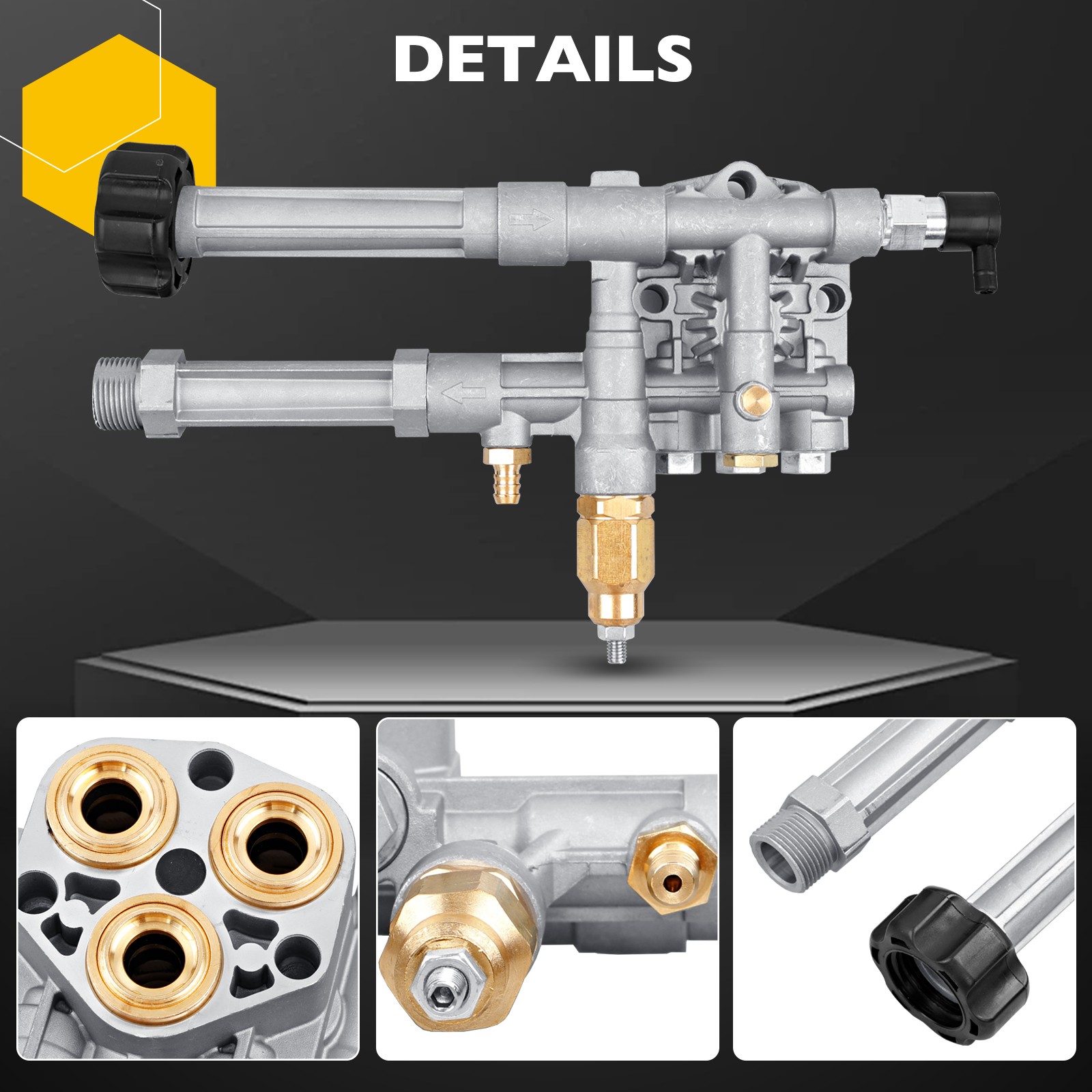 Complete Pump Head For Annovi Reverberi SRMW2.3G28 & SRMW2.4G28 Model Pump 43361