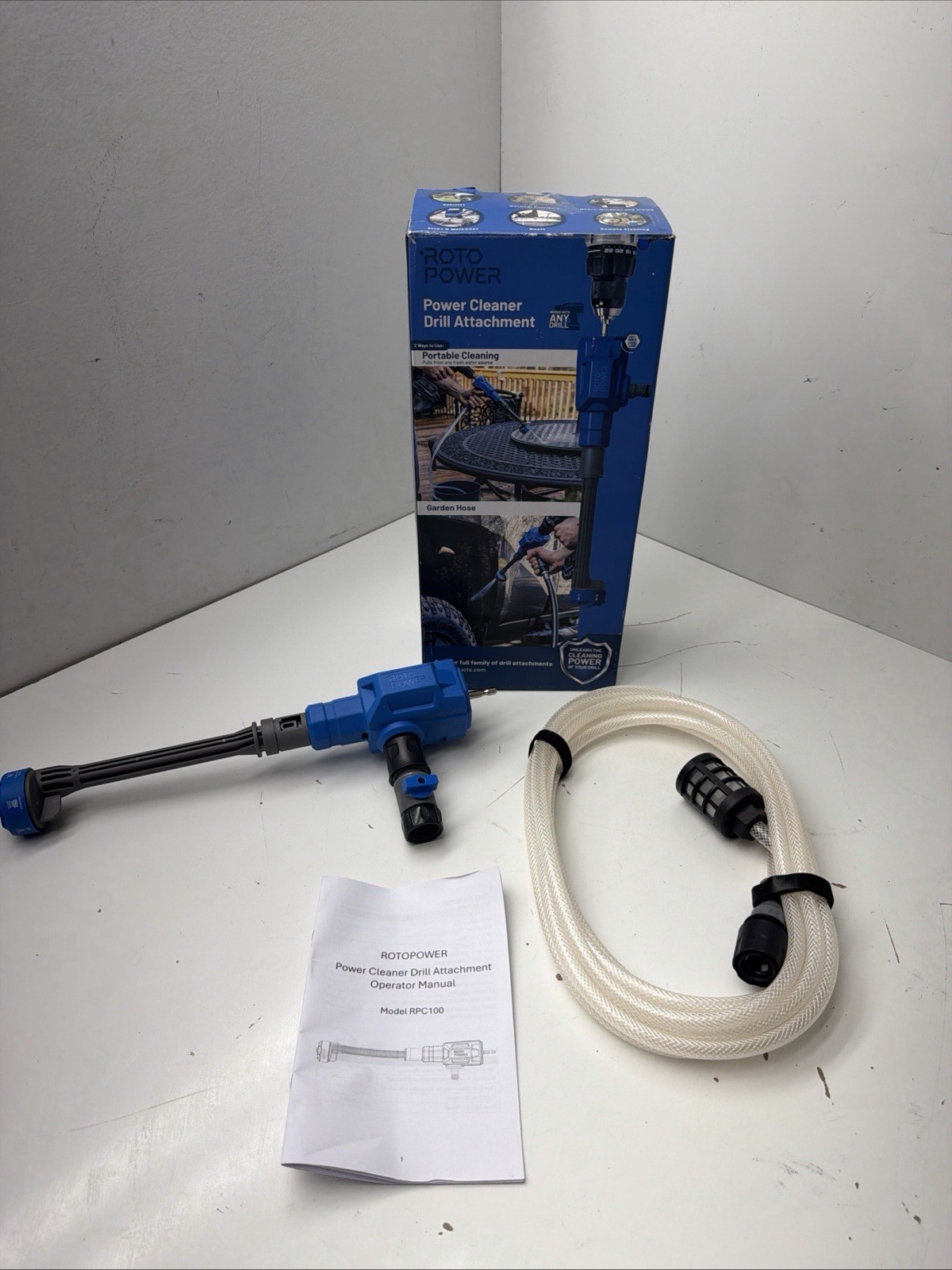 + ROTO POWER Power Cleaner Drill Attachment RPC100