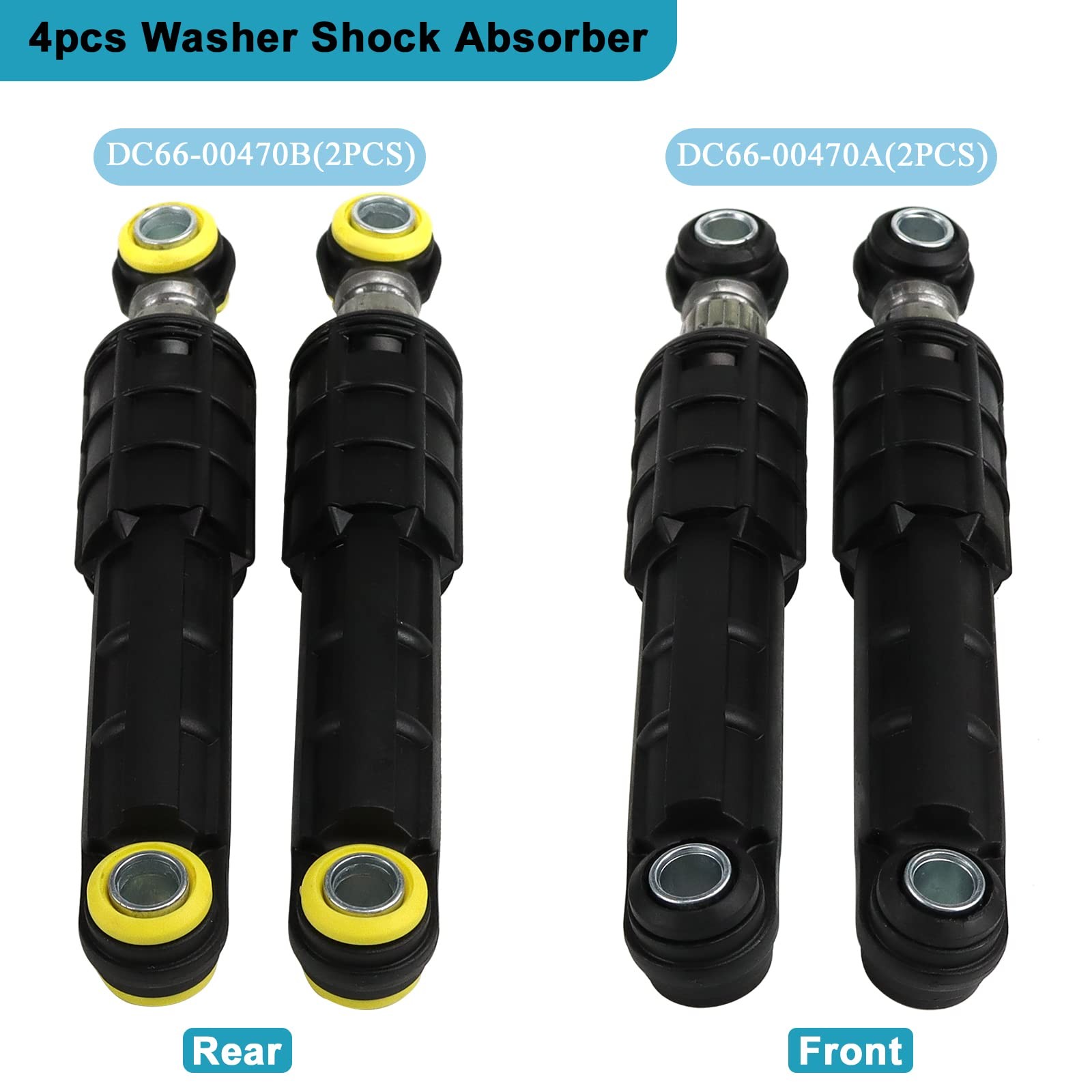 DC6600470A & DC6600470B Washer Shock Absorber 4 Pack, Compatible with Samsung…