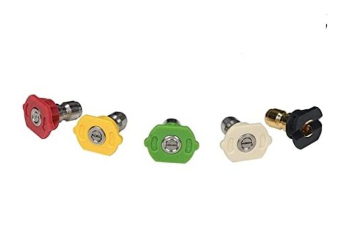 Simpson Cleaning 80145 3600 PSI Universal Pressure Washer Nozzles, 1/4-Inch