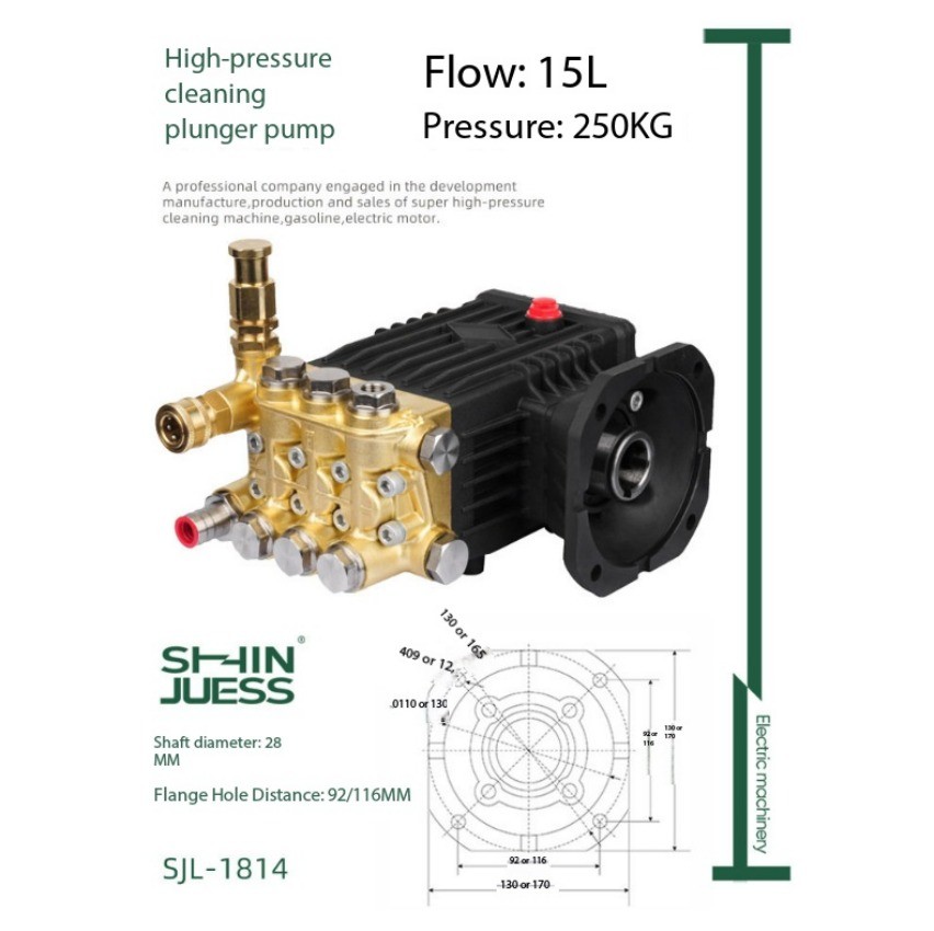 220V 3.3KW 3.9KW 4.5KW Stop The High-pressure Self-service Car Wash Pump