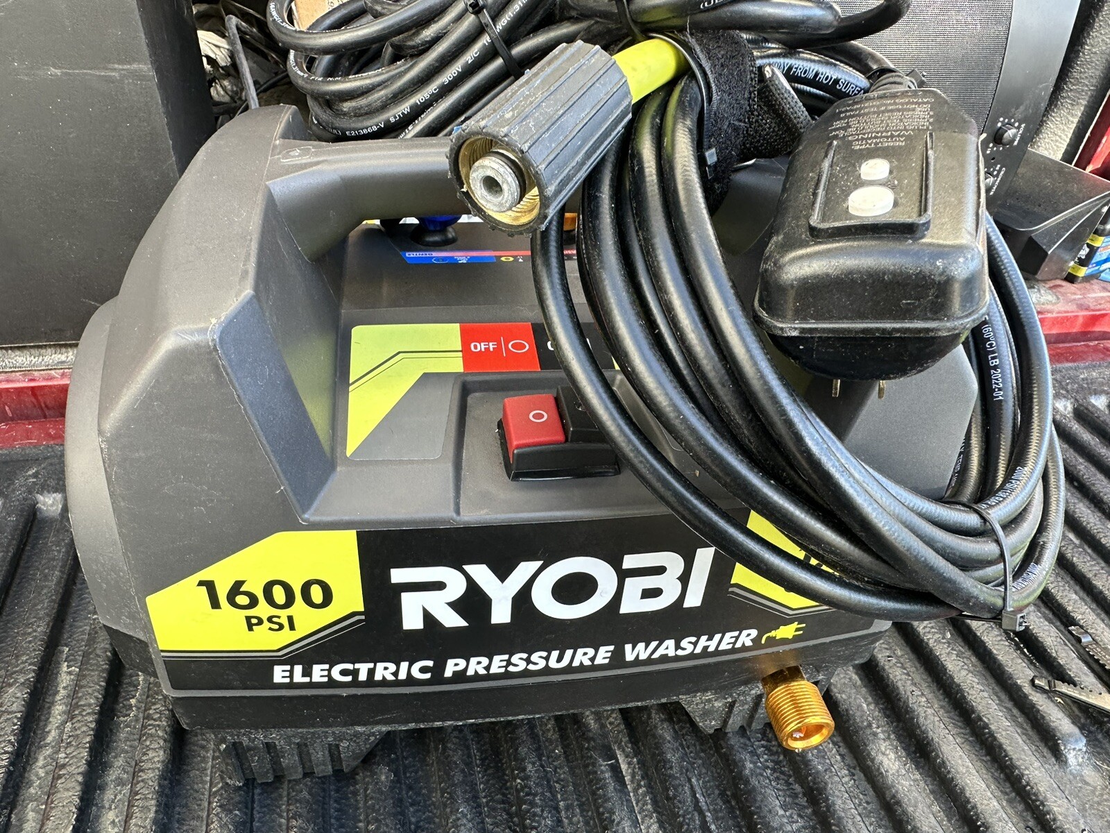 Ryobi RY141612 Cold Water Pressure Washer – Black
