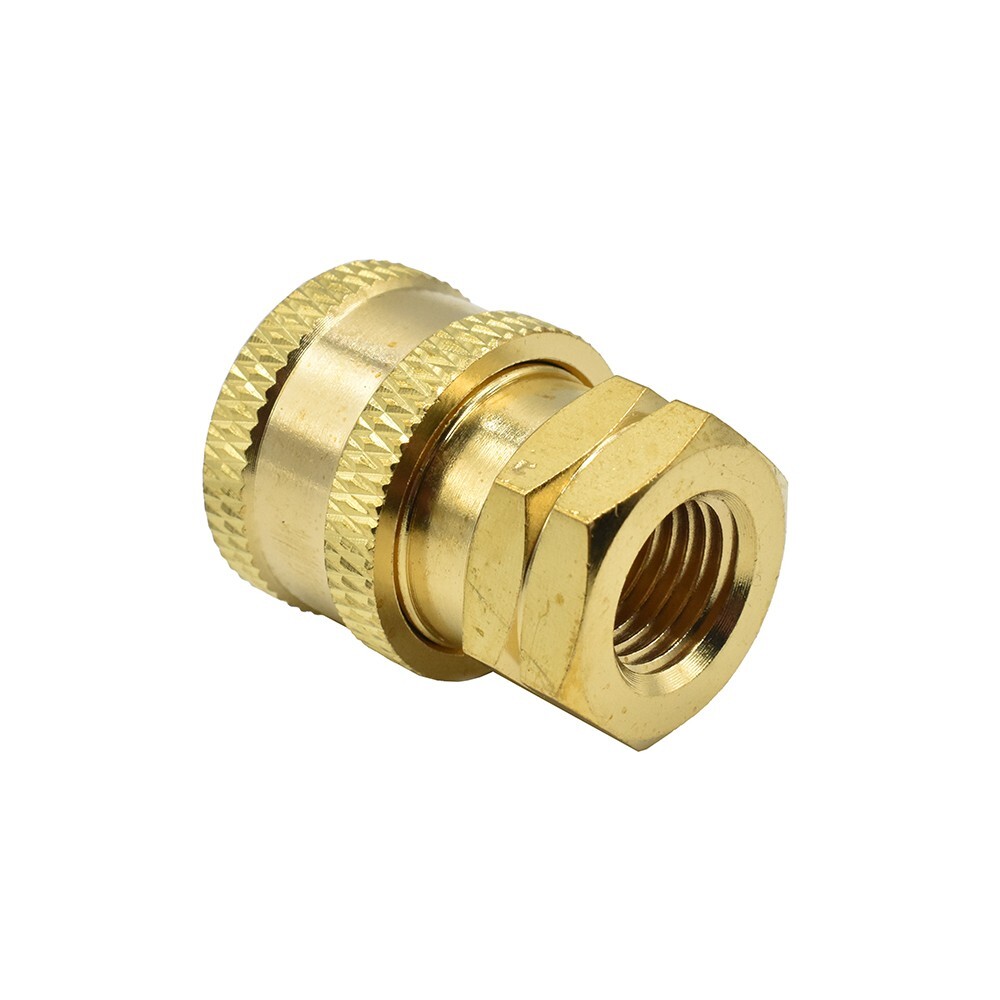 Interstate Pneumatics Pressure Washer 1/4 Inch FNPT Brass Coupler 5200 PSI