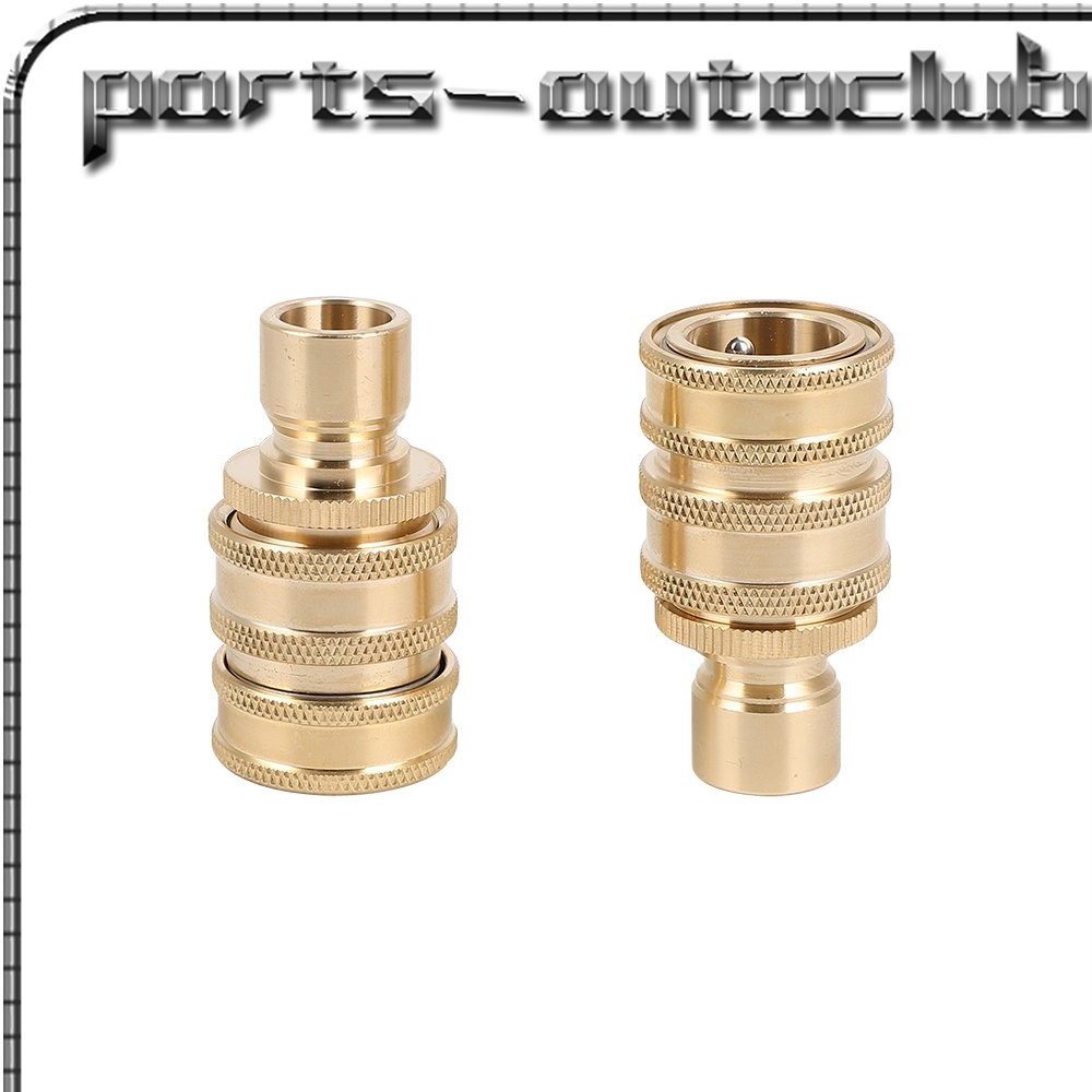 3/4″ Garden Hose Quick Connect Water Solid Brass Female Male Connector Set New