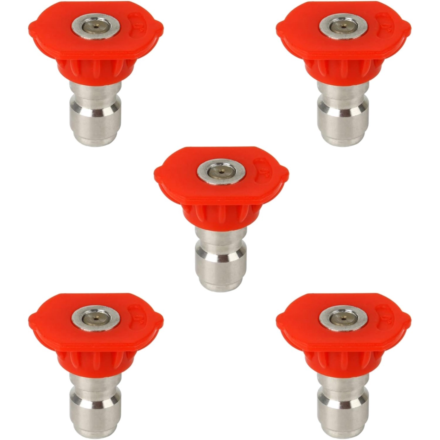 High-Pressure 5-Pack Nozzle Tips for Pressure Washers – 4500 PSI, Quick Connect