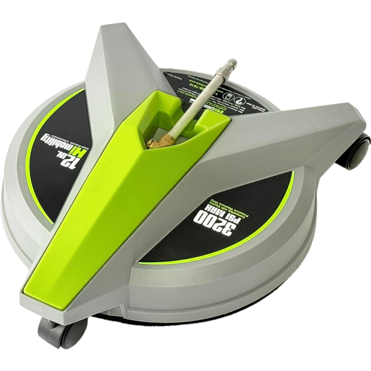 Effortless Cleaning: 12″ Electric Pressure Washer Surface Cleaner – 3200 PSI