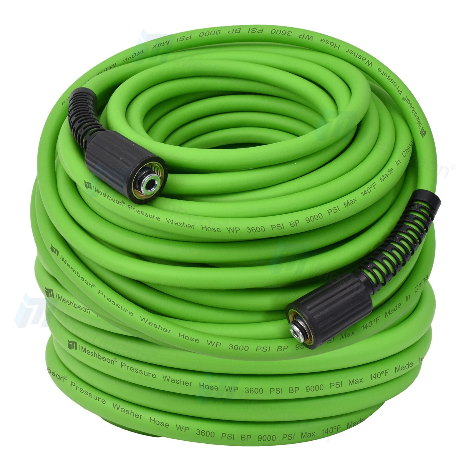 Super Flexible High Pressure Washer Hose 3600 PSI Power Extension M22-14&15mm QC