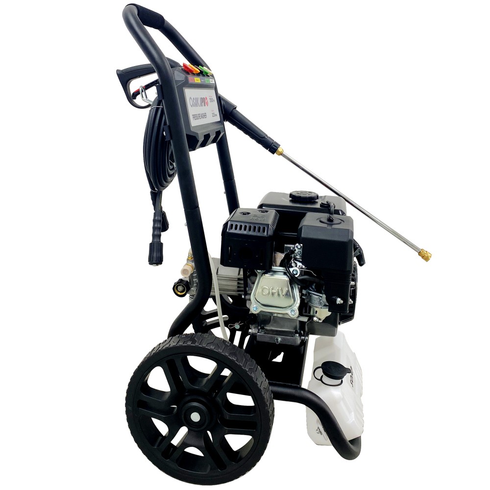 3500PSI Gas Pressure Washer 2.5GPM 212CC RATO Engine 5 Nozzles Soap Tank