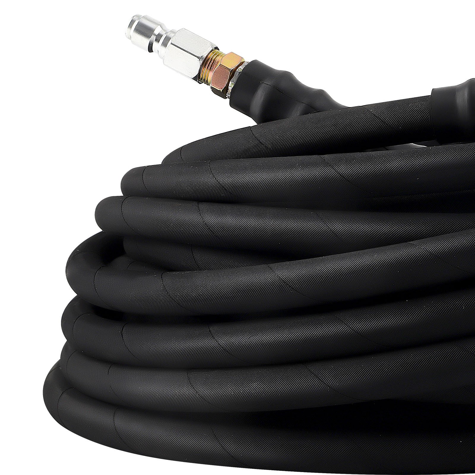 100FT 3/8″ x 6000psi Water Pressure Washer Hose Kink-Resistant Non-Marking