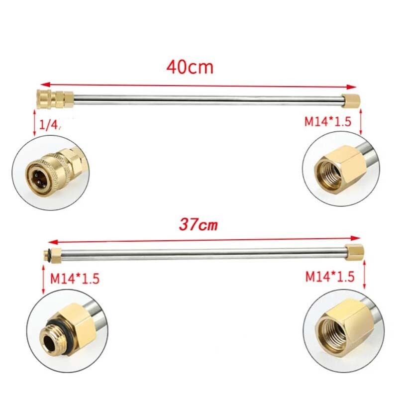 4000PSI High-Pressure Washer Extension Wand Replace Lance Gutter Cleaner Nozzle
