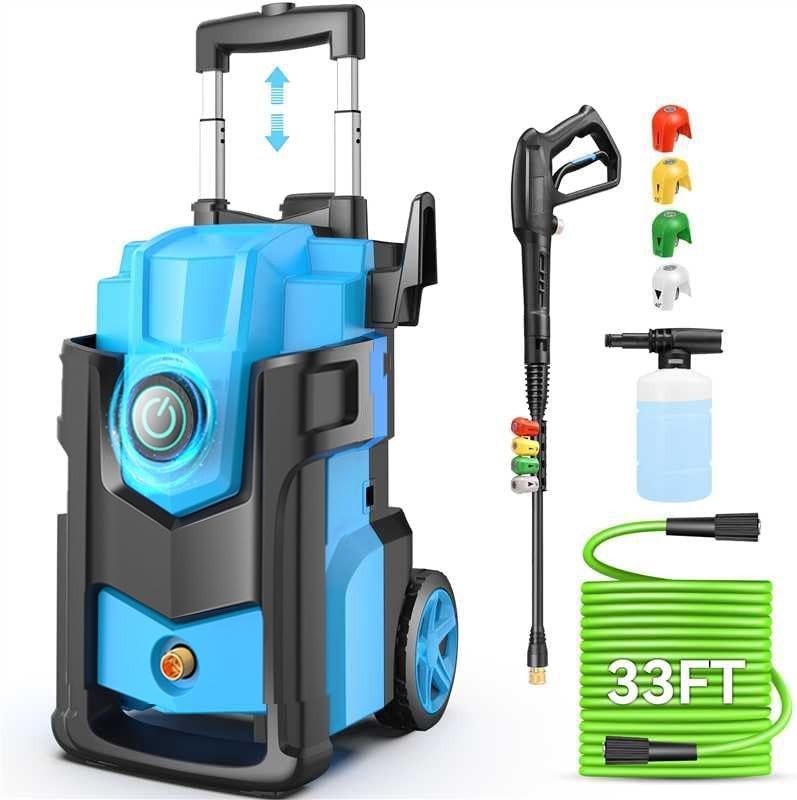 Electric Pressure Washer 5000 PSI 4.0 GPM Heavy Duty Power Washer W/ 4