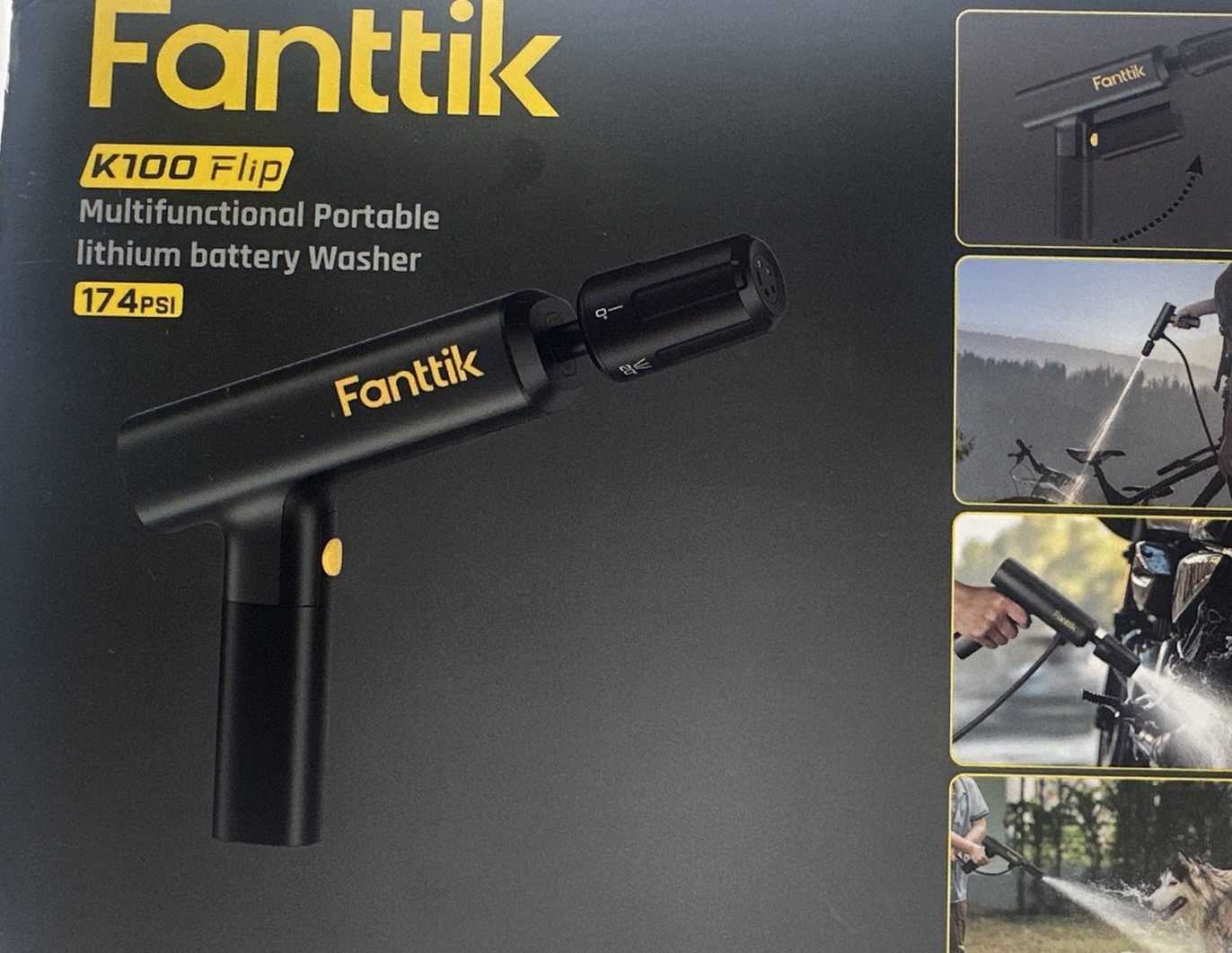 Fanttik K100 Flip Portable Cordless Sprayer Foldable Pressure Washer