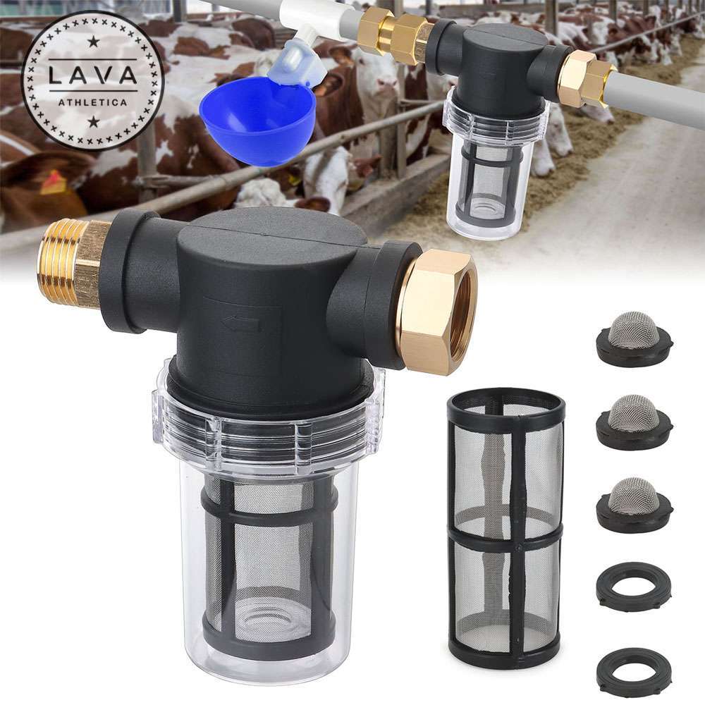 Garden Hose Inlet Filter Inline Water Pressure Washer Washing Machine Sediment