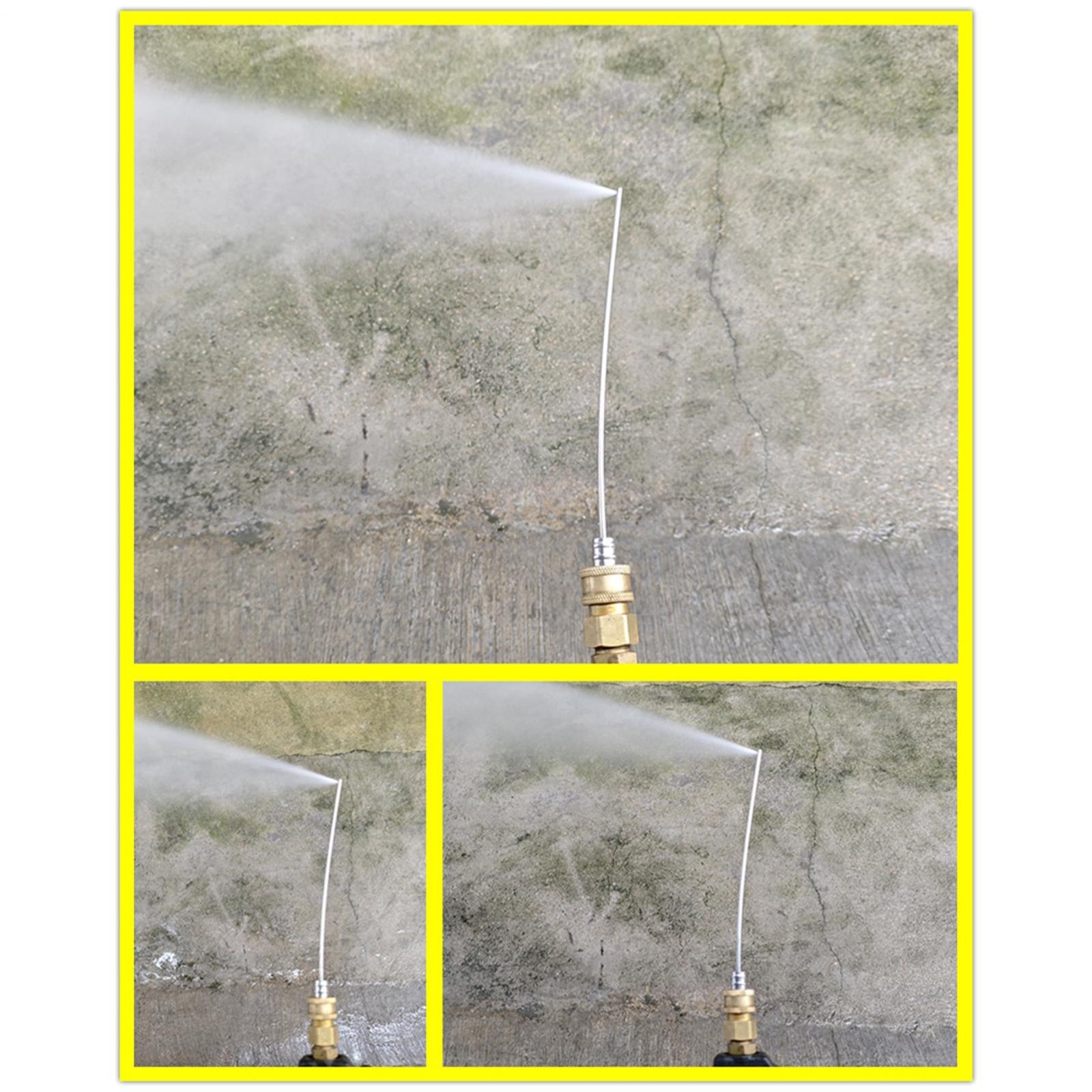 High Pressure Washer Sprayer Needle Stainless Steel Long Wand Flush Wand
