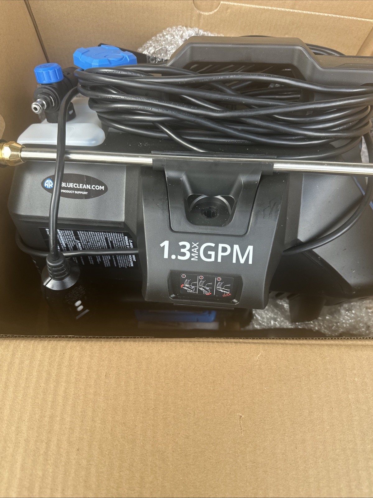 AR Blue Clean XWM2300 Electric Pressure Washer 2300 PSI 1.3 GPM Portable