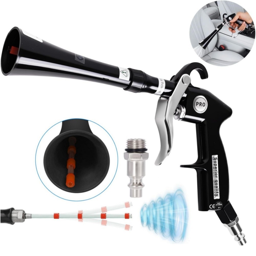 Car Cleaning Gun,Detailing Interior Dryer Air Blow Gun,High Pressure Blower Gun